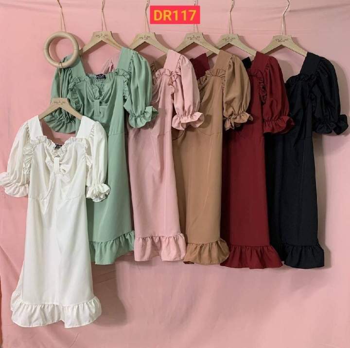 BKK Mini Dress (Free Size) - Elevate Your Style with Effortless Elegance, Perfect Fit for Any Occasion