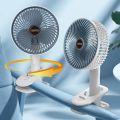 Portable Small Clip Fan With Phone Stand, Lightweight Mini Handheld Cooling Fan, Rechargeable Table Fan. 