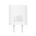 Baseus Mini GaN5 20W Fast Charger For iPhone 14 13 12 11 Pro Max USB Type C Charger Quick Charge 4.0 QC 3.0. 