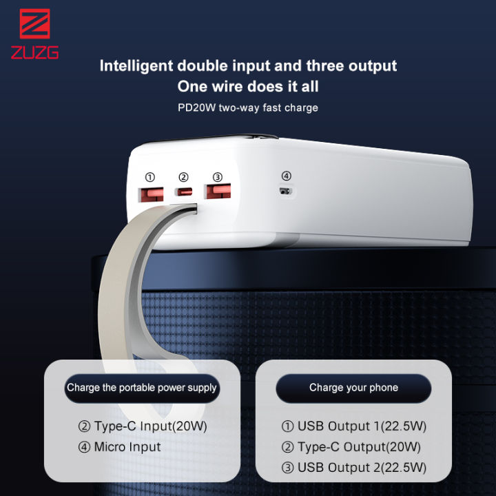 ZUZG%20"ZP-J31"%20(30000mAh)%20PowerBank%20%20%20Digital%20display%20mobile%20two-way%20fast%20charging%20source%20-%20Image%202