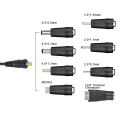 30W Universal Power Adapter 3V 4.5V 5V 6V 7.5V 9V 12V AC DC Charger Converter + 5V 2.1A USB Port With 8Pcs jack. 