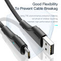 (Preorder) Essager 3A Type C Micro Usb 0.25m/1m/2m/3m Data Charging Cable Fast Charging Cable For Android Mobile Phone Type C Charging Cable ဖုန်းအားသွင်းကြိုး. 