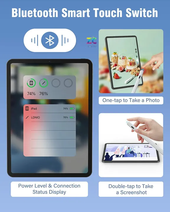 Stylus%20Pen%20for%20iPad,%20iPad%20Pencil%202nd%20Generation%20with%20Palm%20Rejection,%20Compatible%20with%202018-2022%20iPad%206/7/8/9%20iPad%20Air%203/4/5%20iPad%20Pro%2011''&%2012.9''%20iPad%20Mini%205/6,%20Smart%20Bluetooth%20Pen%20for%20Writing%20Drawing%20-%20Image%204
