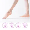 [Kiwis]Yoga Socks Self Tied Style Toeless Socks Profession Female Dance SocksToe Anti-Slip Ankle Grip Socks Dots Pilates Fitness Socks. 