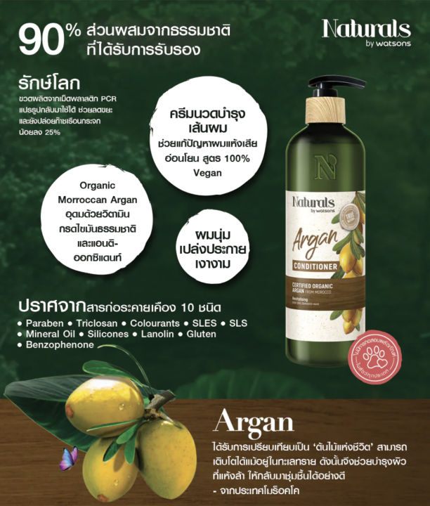 NATURALS%20by%20Watsons%20(Thailand)%20ARGAN%20Oil%20Hair%20Series%20*Argan%20from%20Morocco%20%F0%9F%87%B2%F0%9F%87%A6%20(Shampoo%20490ml%20%E1%80%90%E1%80%85%E1%80%BA%E1%80%98%E1%80%B0%E1%80%B8%E1%80%85%E1%80%BB%E1%80%B1%E1%80%B8%E1%80%96%E1%80%BC%E1%80%85%E1%80%BA%E1%80%95%E1%80%AB%E1%80%9E%E1%80%8A%E1%80%BA)%20-%20Image%205