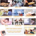 Digital clock timer Plastic cooking timer  Big screen kitchen digital timer Big voice reminder set time. 