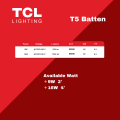 TCL-LED T5 Batten (2')9W. 