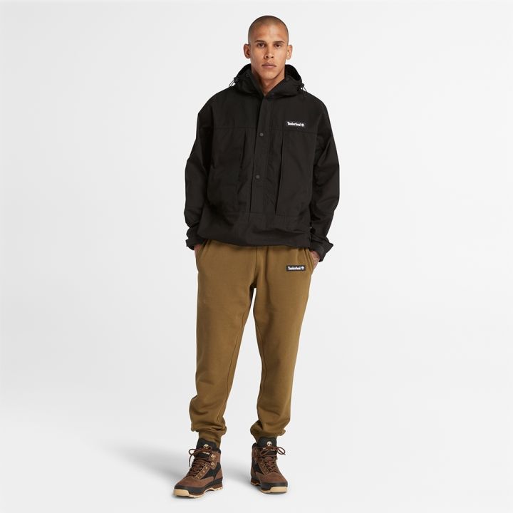 Timberland DWR Anorak Jacket BLACK: Stealthy Protection:  DWR Anorak Jacket for Ultimate Style and Weather Resistance