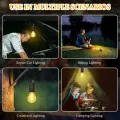 ADL-T01 Hanging Camping Lamp Unbreakable Waterproof with Rechargeable Battery, 3 Light Modes, Decorative Design with Type C USB Charging for Hiking, Emergency, Household, Car Repairing. 