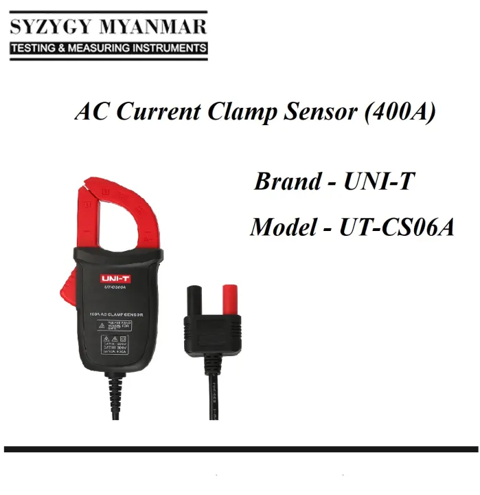 UNI-T UT-CS06A AC Current Clamp Sensor (400A) | Shop.com.mm