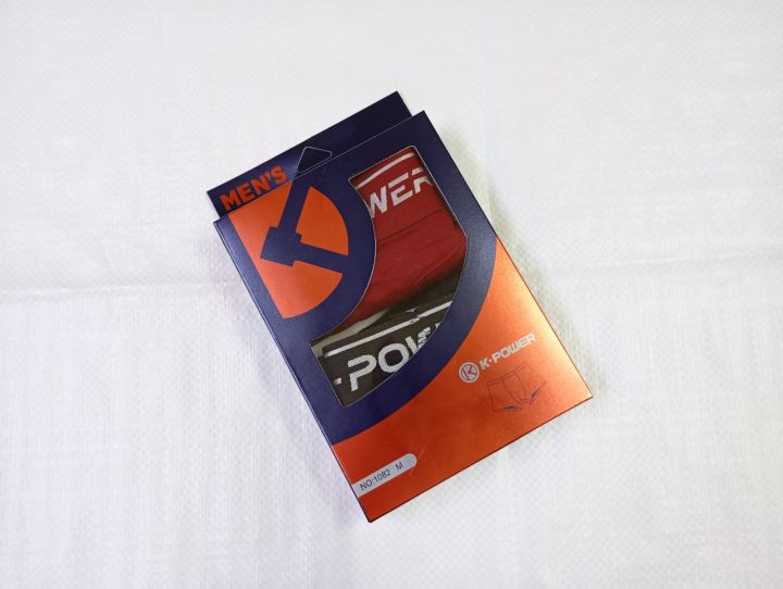 K-POWER MEN Underwear - 2 Pcs ( No.1082 )အမျိုးသားoတ်အတွင်းခံ(နူးညံ့သောခံစားမှု/အေးမြသောအသား/လုံခြုံစတိုင်ကျခြင်း)