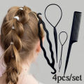 Golden Pyae Magic Hair Styling Tools Set DIY Hair Braiding Braider Accessories Hairpin Twist Bun Barrettes Hair Clips for Women Hairdressing. 
