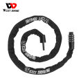 (Preorder)Portable Motorcycle Chain Lock Durable Wear-resistant Anti-theft Zinc Alloy Equipment Gembok KATA Sandi Electric Bicycle စက်ဘီးသော့. 