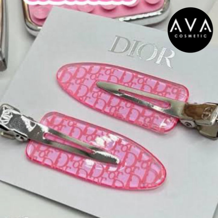 (Preorder)Gift%20Collection%20New%20Year's%20Gift%20Dior%20Backstage%20Rosy%20Glow%20Hair%20Clip%20Cute%20Pink%20Hair%20Clip%20Kid's%20Style%201%20Set%202%20Pieces%20-%20Image%202