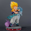 (Preorder) Dragon Ball Z Figure Super Saiyan Gotenks Anime Figurine Ghost Squad Statue Doll Collection Decoration Children's Toys Gift ကလေးကစားစရာအရုပ် . 