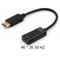 DP to HDMI Adapter Converter 4K 1080P Male to Female DisplayPort to HDMI-Compatible Video Audio Adapter Cable for PC TV Laptop. 