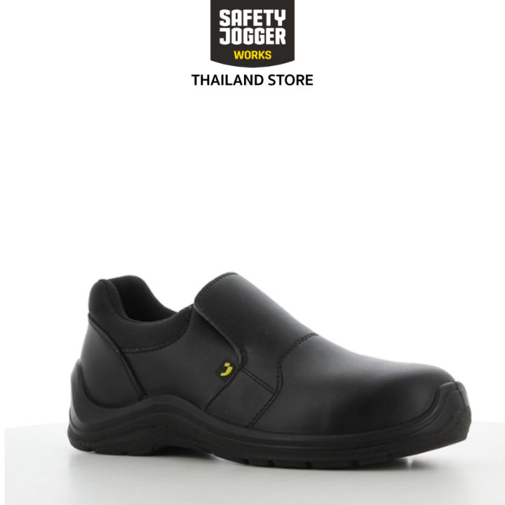 (Preorder)  Safety Jogger model DOLCE S3, safety shoes with heel, steel toe, black အမျိုးသားစီးဖိနပ်