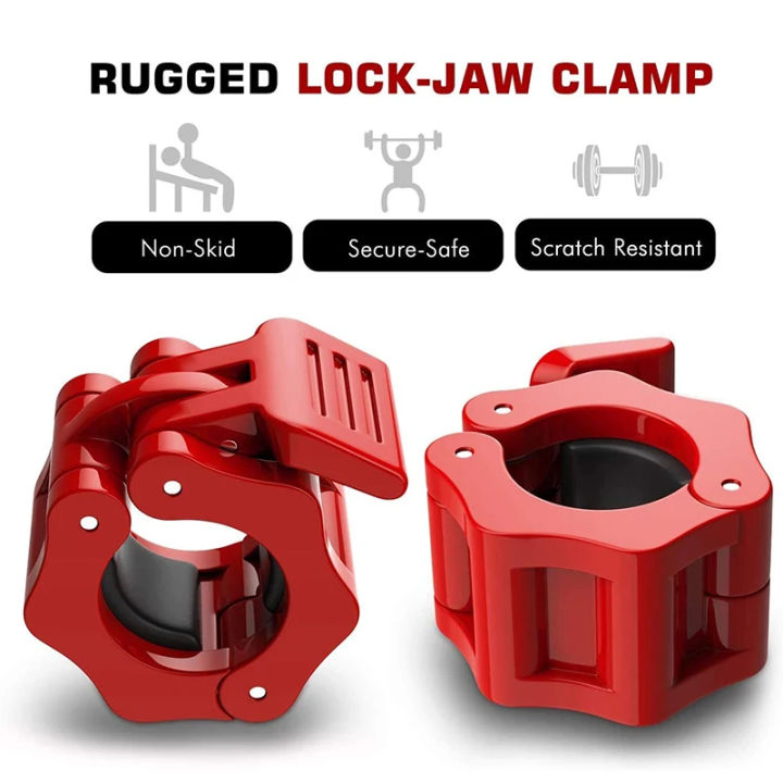 (Preorder)%C2%A0GYMPRO%201PC%2050mm%20Quick%20Release%20Barbell%20Clamps%20Spin%20Lock%20Barbell%20Collars%20Clips%20Weight%20Clips%20for%20Elevated%20Training%20Fitness%20Workout%20-%20Image%204