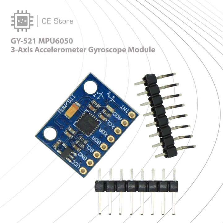 GY-521 MPU6050 3-Axis Accelerometer Gyroscope Module - CE Store | Shop ...