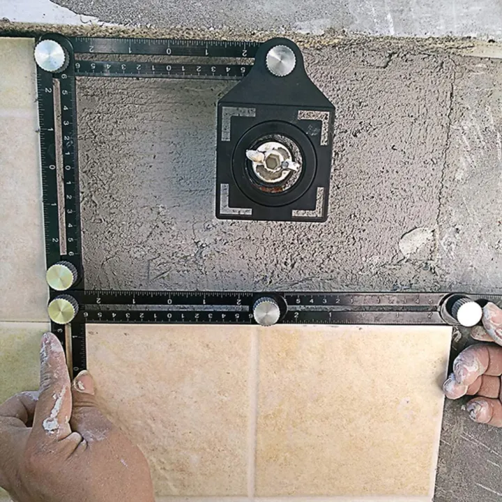 Clover%20Heavy%20Duty%20Aluminum%20Alloy%20Angle%20Template%20Tool%20%20Multi%20Function%20Universal%20Layout%20Measuring%20Ruler%20%20%20Aluminum%20Alloy%20Six-fold%20Ruler%20Tile%20Opening%20Locator%20Universal%20Puncher%20-%20Image%207