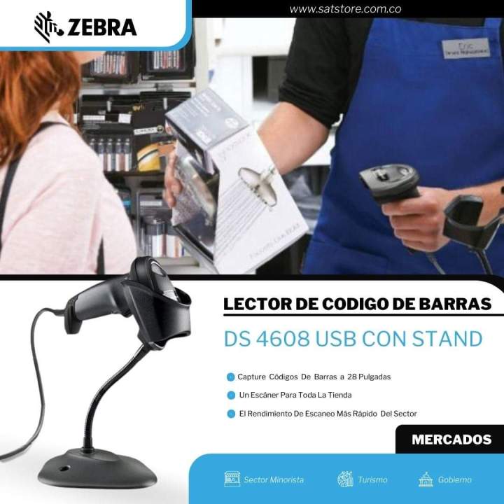 Zebra DS4608 Barcode1D 2D Scanner_KMD