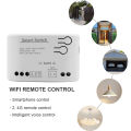 eWeLink Smart Wifi Relay Module On Off Controller 1CH 7-32V 10A Remote Control Light Switch. 