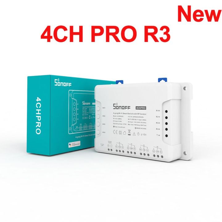 Sonoff%204CH%20Pro%20R3%2010A%20/Gang%204%20Channel%20Wifi%20Smart%20Switch%20433%20MHZ%20RF%20Remote%20Wifi%20Lights%20Switch%20Supports%204%20Devices%20Works%20with%20Alexa%20-%20Image%202