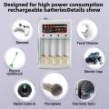 AA/AAA charger  AA/AAA 4 slots Batter-y Charger AA/AAA Ni-cd Fast Charging Rechargeable Smart US / EU Plug For 1.2V Batteries Charging. 