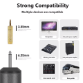 🎙️ ကြိုးမဲ့မိုက်ခရိုဖုန်း📟🔴UHF Wireless Microphone With Bodypack 50M Transmitter Mini Lapel Head Portable Receiver For Cameras and Phone MIC-UHF-02🗣️. 