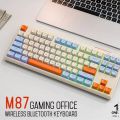 M87 Wireless Gaming Office Keyboard with Dual Mode (Blueto*th /Wireless}. 