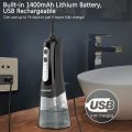 Cordless Water Dental Flosser Teeth Cleaner, INSMART Professional 300ML Tank DIY Mode USB Rechargeable Dental Oral Irrigator for Home and Travel, IPX7 Waterproof 6 Modes Irrigate for Oral Care. 