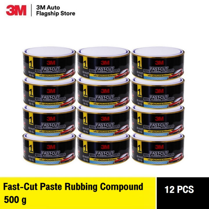 Fast Cut Compound (Preorder) 3M™ Fast Cut Compound, 500 g, 12 cans, No.1 Paste Rubbing ...