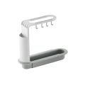 Kitchen Sink Drain Retractable Drain Basket Chopsticks Storage Cage Towel Rack Kitchen Cleaning Supplies Storage Basket. 