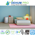 DEHUM PRO | Dehumidifier with Air Purification  20L/Day, 280W , Up to 400sqft, HEPA Filter & Ionizer. 