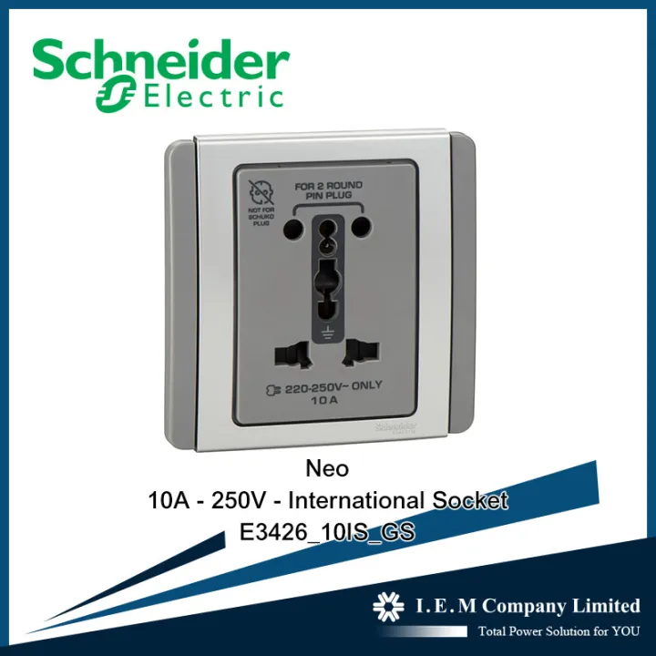 Schneider%20Neo%20series%201Gang,%20International%20Socket%20(10A%20x%20250V)%20-%20Image%202