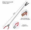 Zaycho Alat Penjepit Sampah & Penangkap Ular Grab Stick Silver & Snake Catche. 
