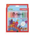STABILO Swans Premium Edition Color Pencil Set 3.8 MM Thick Lead - 24 Pcs. 