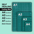 A4/A3/A2/A1 Self Healing Cutting Mat | Cutting Pad | Craft Cutting Board | Non-Slip Surface For Fabric | Double Sided Line Guides Self Healing Craft Mat | Desk DIY Handmade Stickers Cutting Plate Office Supplies | PVC Patchwork Cut Pad Durable Tools. 