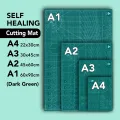 A4/A3/A2/A1 Self Healing Cutting Mat | Cutting Pad | Craft Cutting Board | Non-Slip Surface For Fabric | Double Sided Line Guides Self Healing Craft Mat | Desk DIY Handmade Stickers Cutting Plate Office Supplies | PVC Patchwork Cut Pad Durable Tools. 