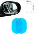 2 pcs Car Side Mirror Rainproof Sticker (100 * 150 mm) Rain Repellent Protective Film Anti-Glare Anti-Fog Film for Rearview Mirror. 