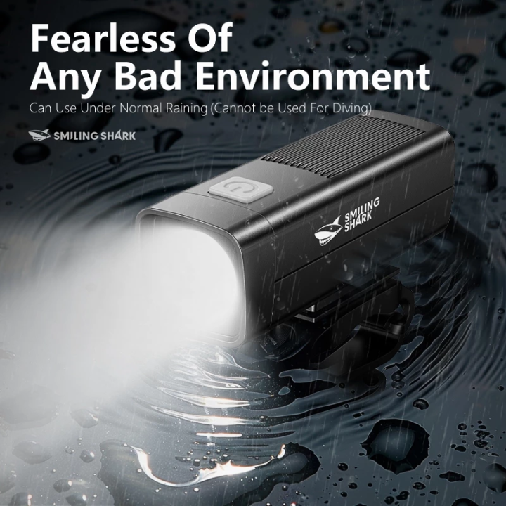 Smiling%20Shark%20Multifunctional%20Ultra%20Bright%203%20Modes%20LED%20Bike%20Light%20USB%20Rechargeable%20Handlebar%20Mounted%20Bicycle%20Headlilght%20Riding%20Light%20for%20Outdoor%20Cycling%20Camping%20(Model:QX-D421)%20-%20Image%209