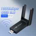 WiFi USB 3.0 Adapter 1300Mbps BT 4.2 Dual-Band 2.4GHz&5GHz Wifi Usb Network Card Wireless Receiver. 