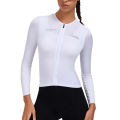 (Preorder)  Santic Women's Long Sleeve Cycling Jersey, Breathable, Reflective, Back Pocket, UPF 50+, Asian Size KL25C01181. 