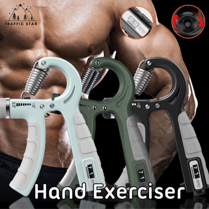 Hand Exercise Equipment for Finger, Handgrip Adjustable 5-60KG (လက်လေ့ကျင့်ခန်းပစ္စည်း)/ Hand Exercise Equipment For Finger, Handgrip Adjustable 5-60KG (hand exercise equipment)