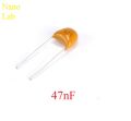20pcs Capacitor Multilayer Ceramic 47nF (0.047uF) 50V. 
