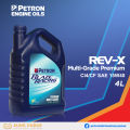 Petron – REV-X Multi-Grade Premium CI4/CF SAE 15W 40 (4Liters). 
