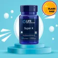 Life Extension - Super K Two Forms of K2 Plus K1 (90 Softgels). 