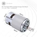 RS-775 High RPM and High Torque DC Motor (12~24V, 7000~15000RPM) - CE Store. 