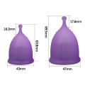 Anytime Women  Silicone Anti Leakage Menstrual Period Cup S purple. 