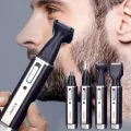 Kemei KM-6630 4in1 Set Beard Shaver Nose Hair Eyebrows Ears Trimmer Clippers. 